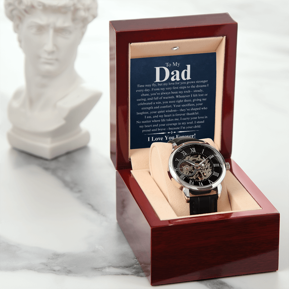 To My Dad - Openwork Watch