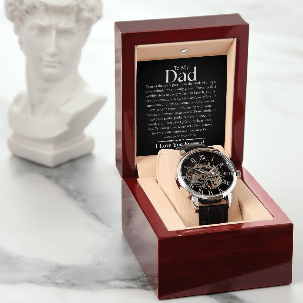 To My Dad - Openwork Watch