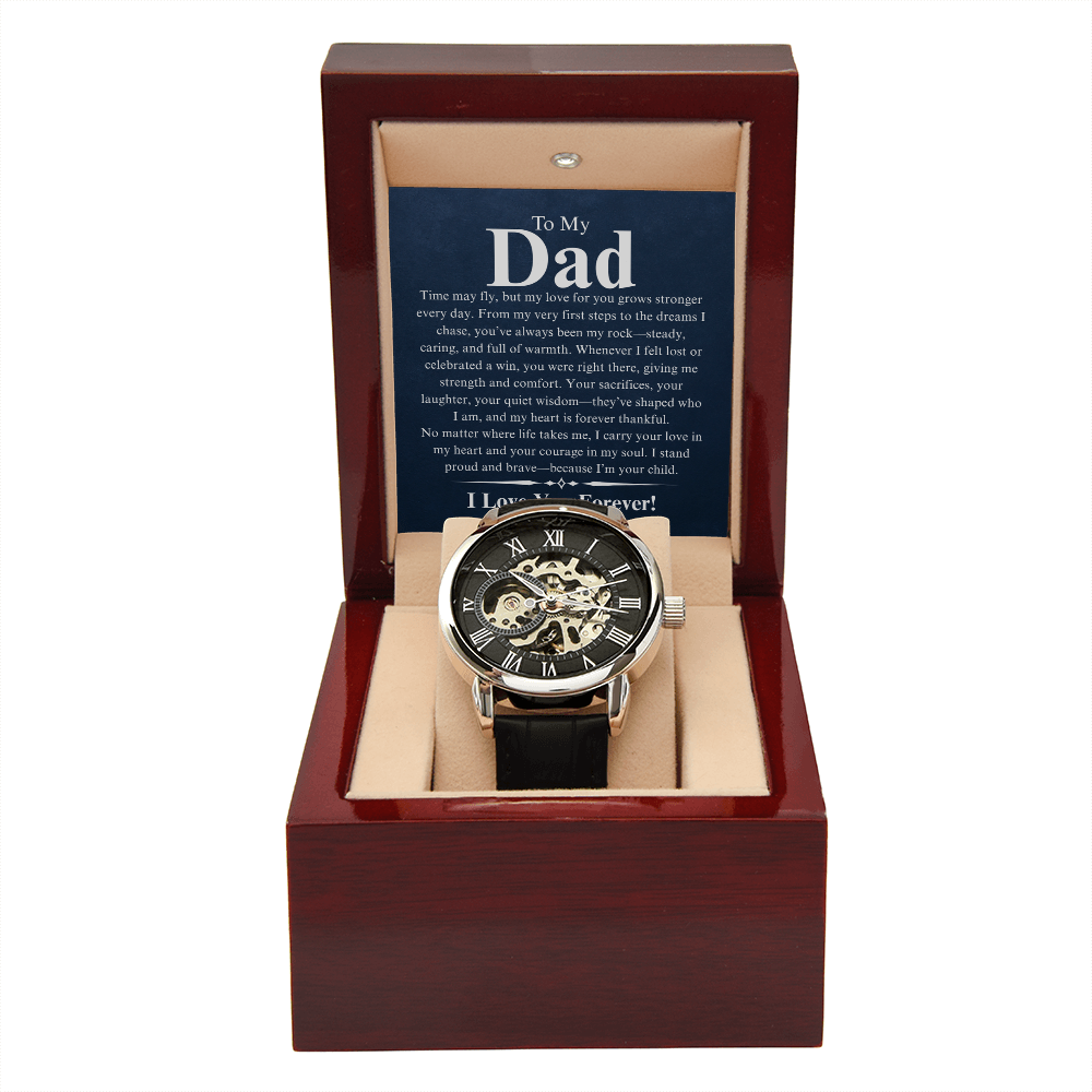 To My Dad - Openwork Watch