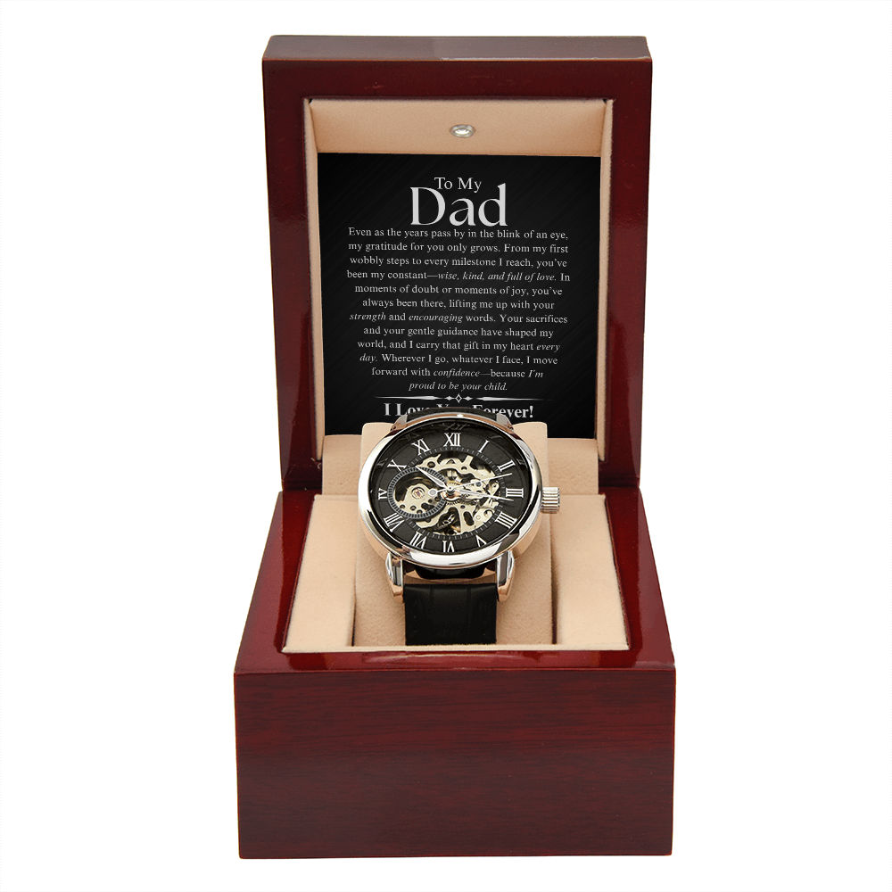 To My Dad - Openwork Watch