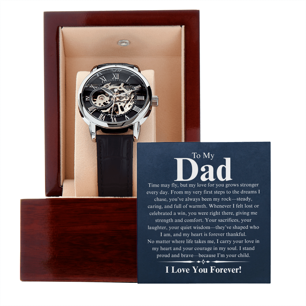 To My Dad - Openwork Watch
