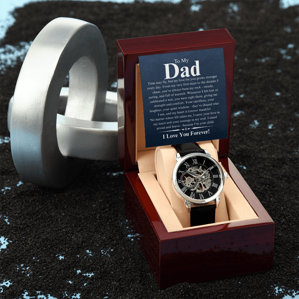 To My Dad - Openwork Watch