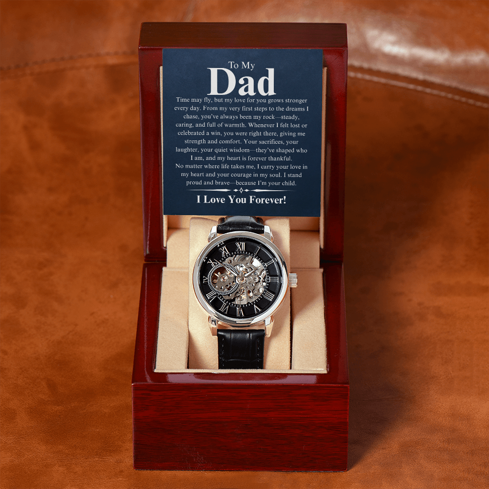 To My Dad - Openwork Watch