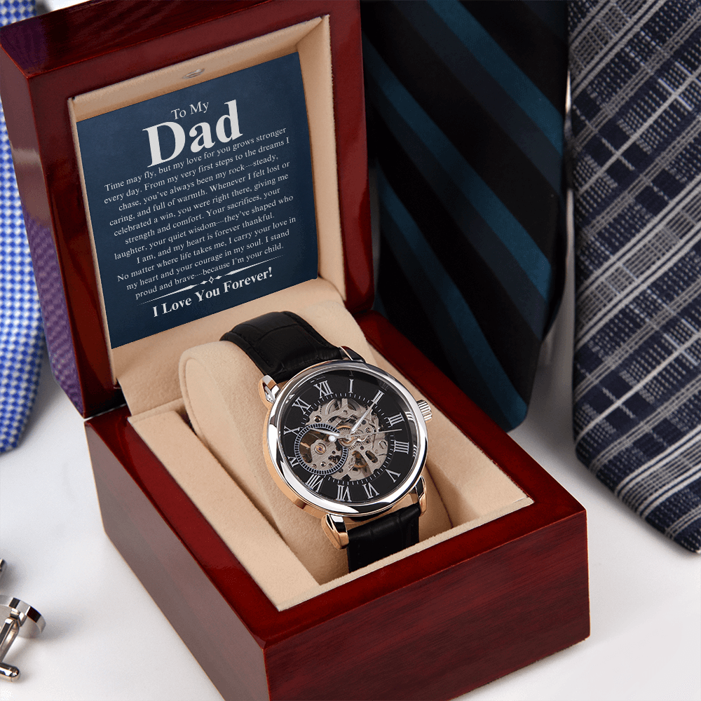 To My Dad - Openwork Watch