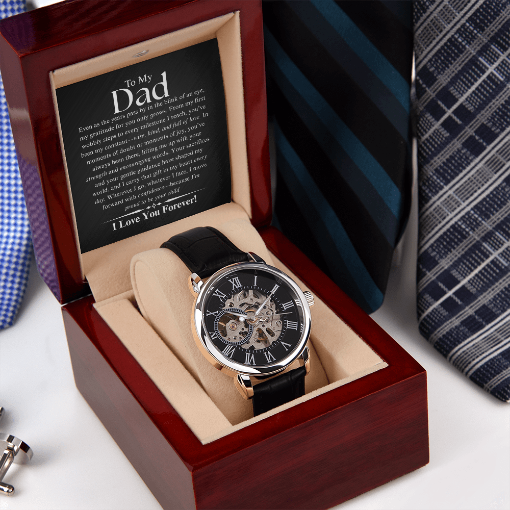 To My Dad - Openwork Watch