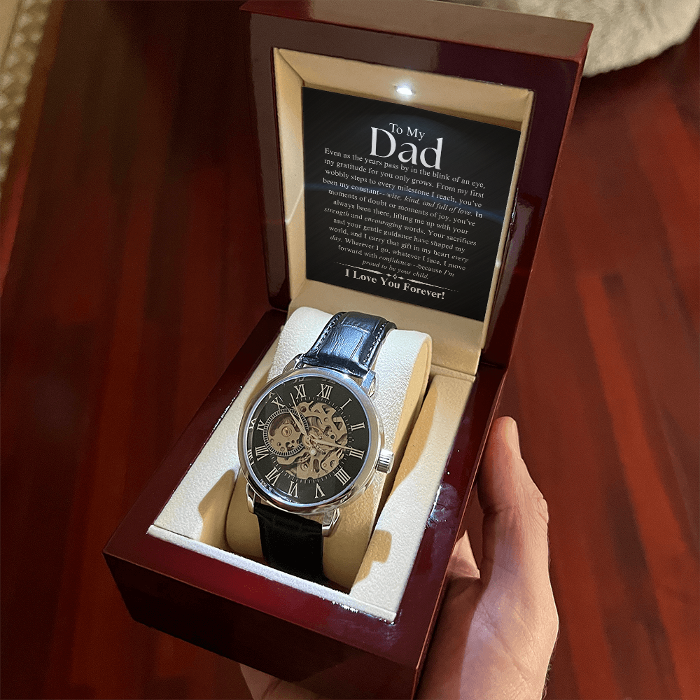 To My Dad - Openwork Watch