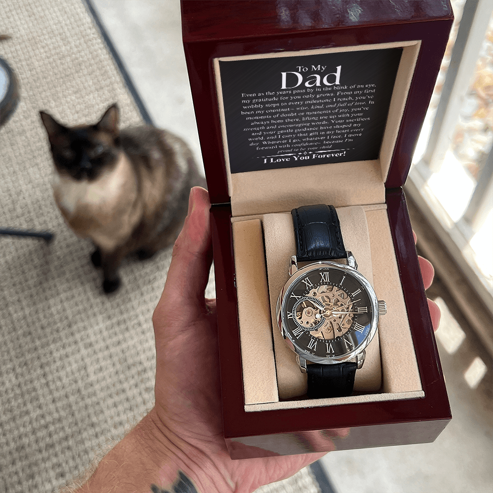 To My Dad - Openwork Watch