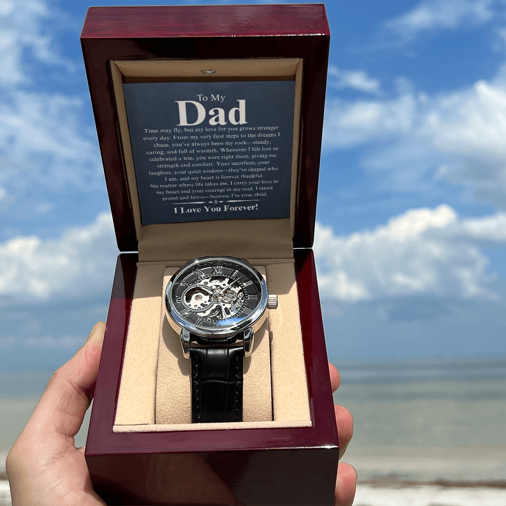 To My Dad - Openwork Watch