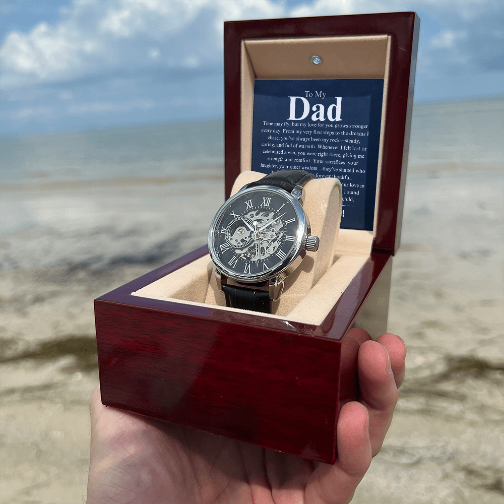 To My Dad - Openwork Watch