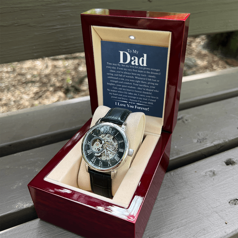 To My Dad - Openwork Watch