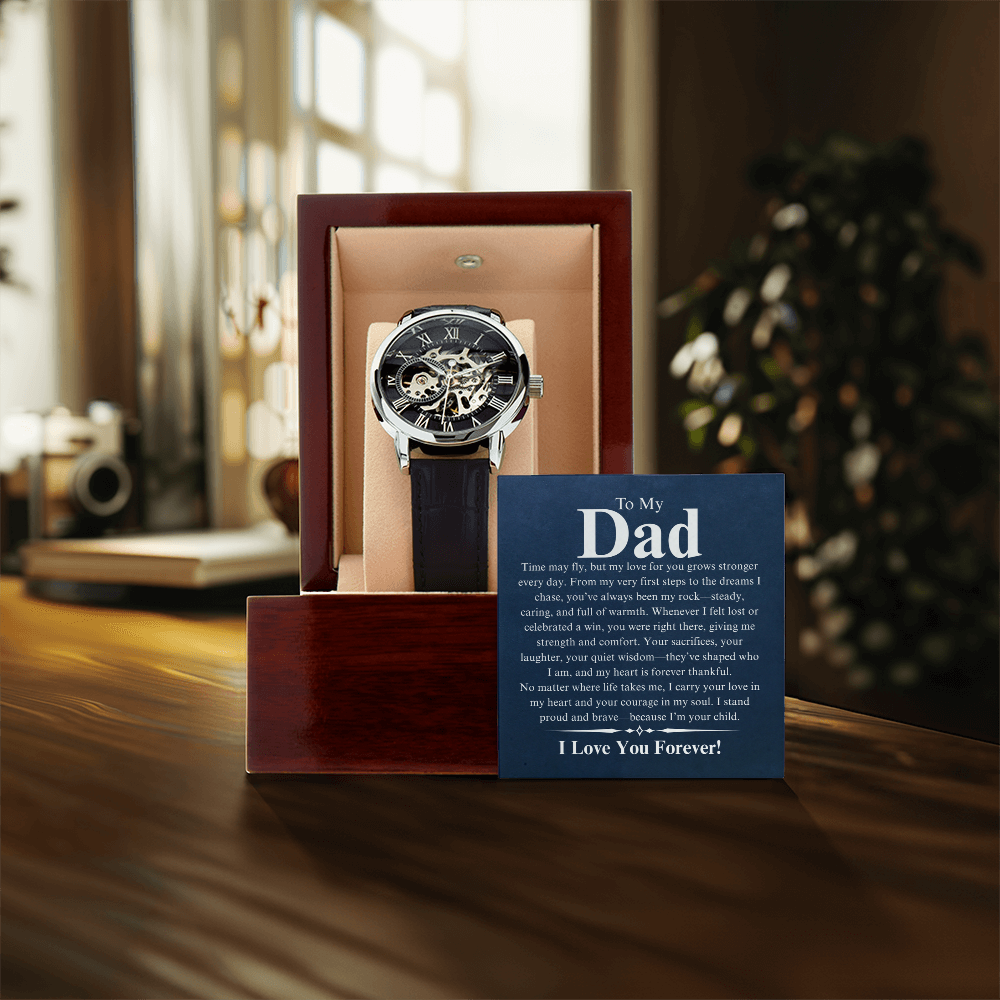 To My Dad - Openwork Watch