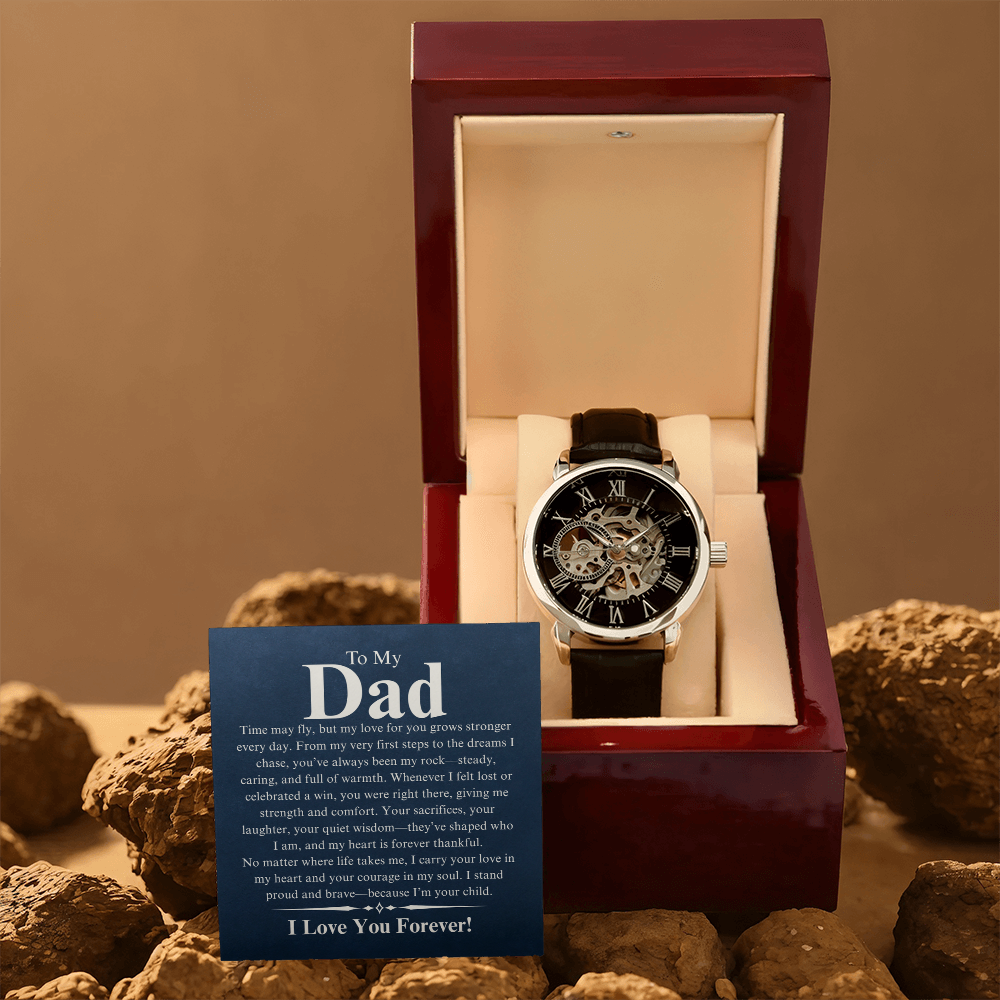 To My Dad - Openwork Watch