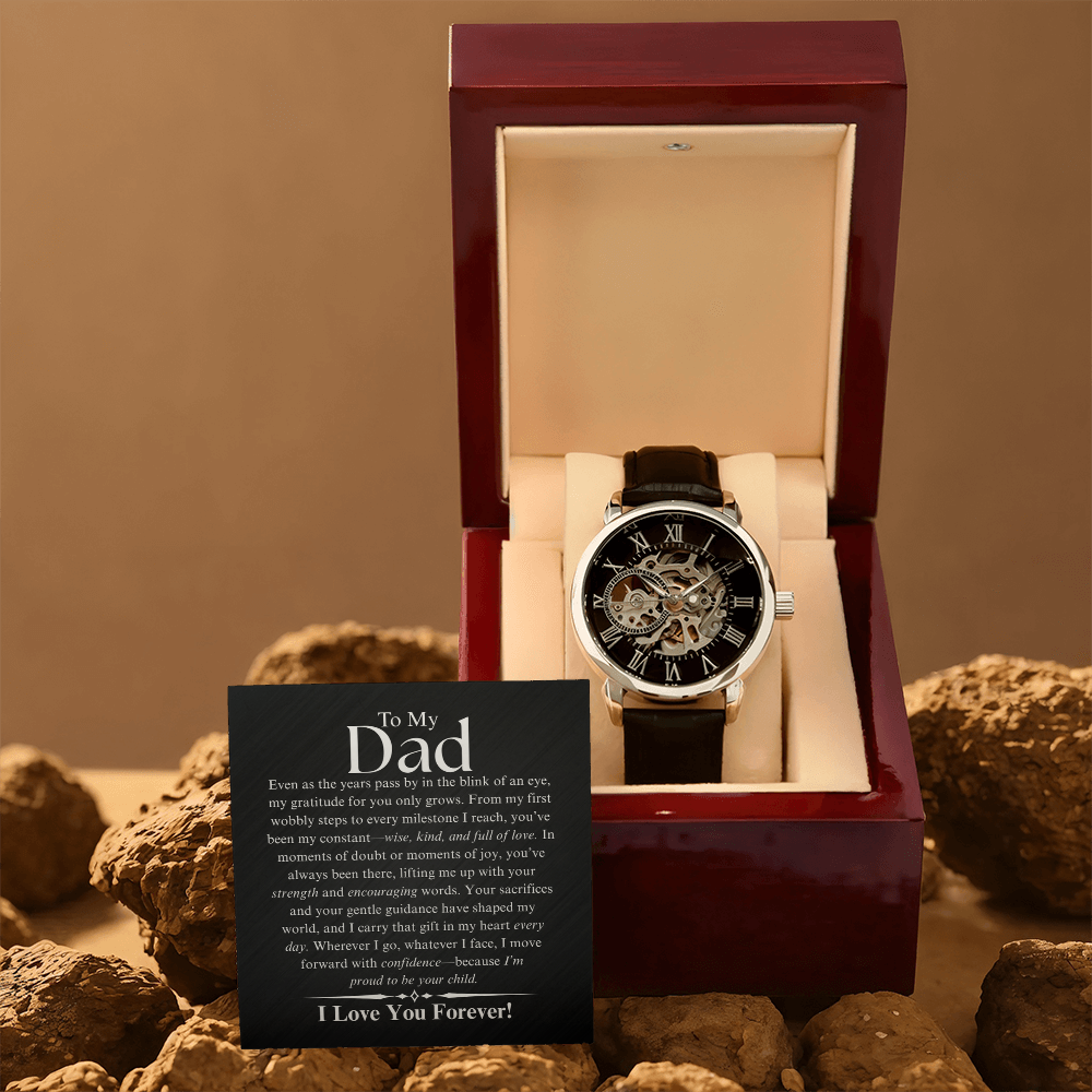 To My Dad - Openwork Watch