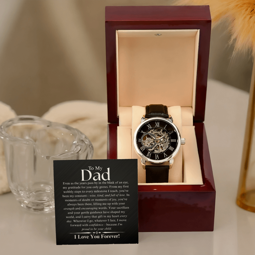 To My Dad - Openwork Watch