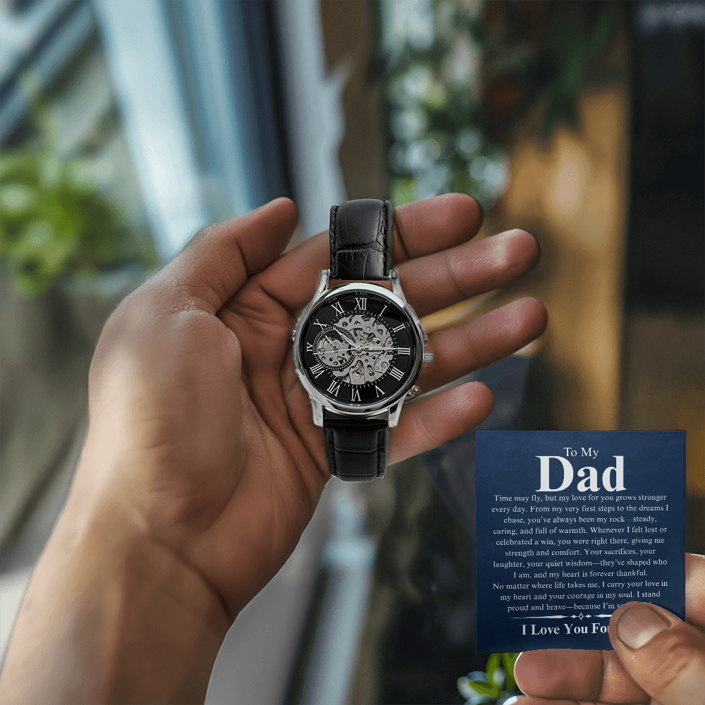To My Dad - Openwork Watch
