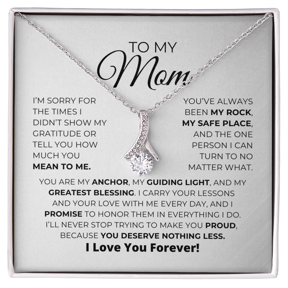 To My Mom - Apology Gift - Alluring Beauty Necklace