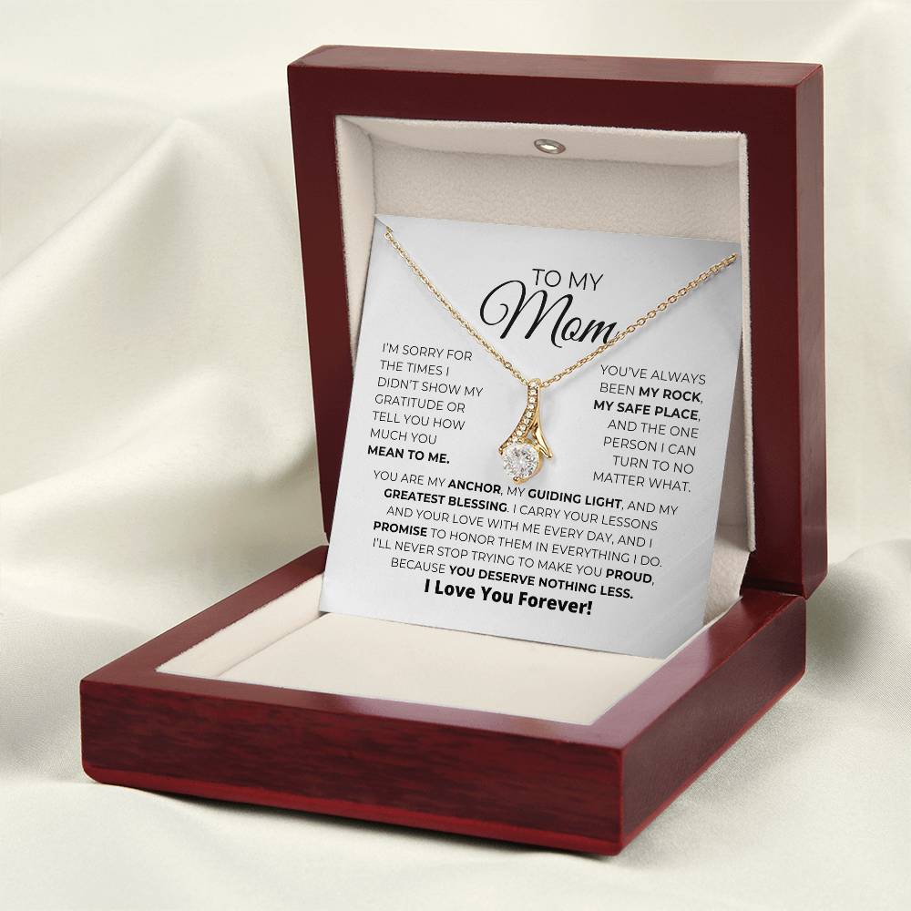 To My Mom - Apology Gift - Alluring Beauty Necklace
