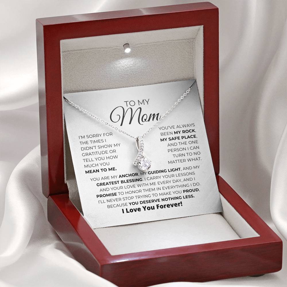 To My Mom - Apology Gift - Alluring Beauty Necklace