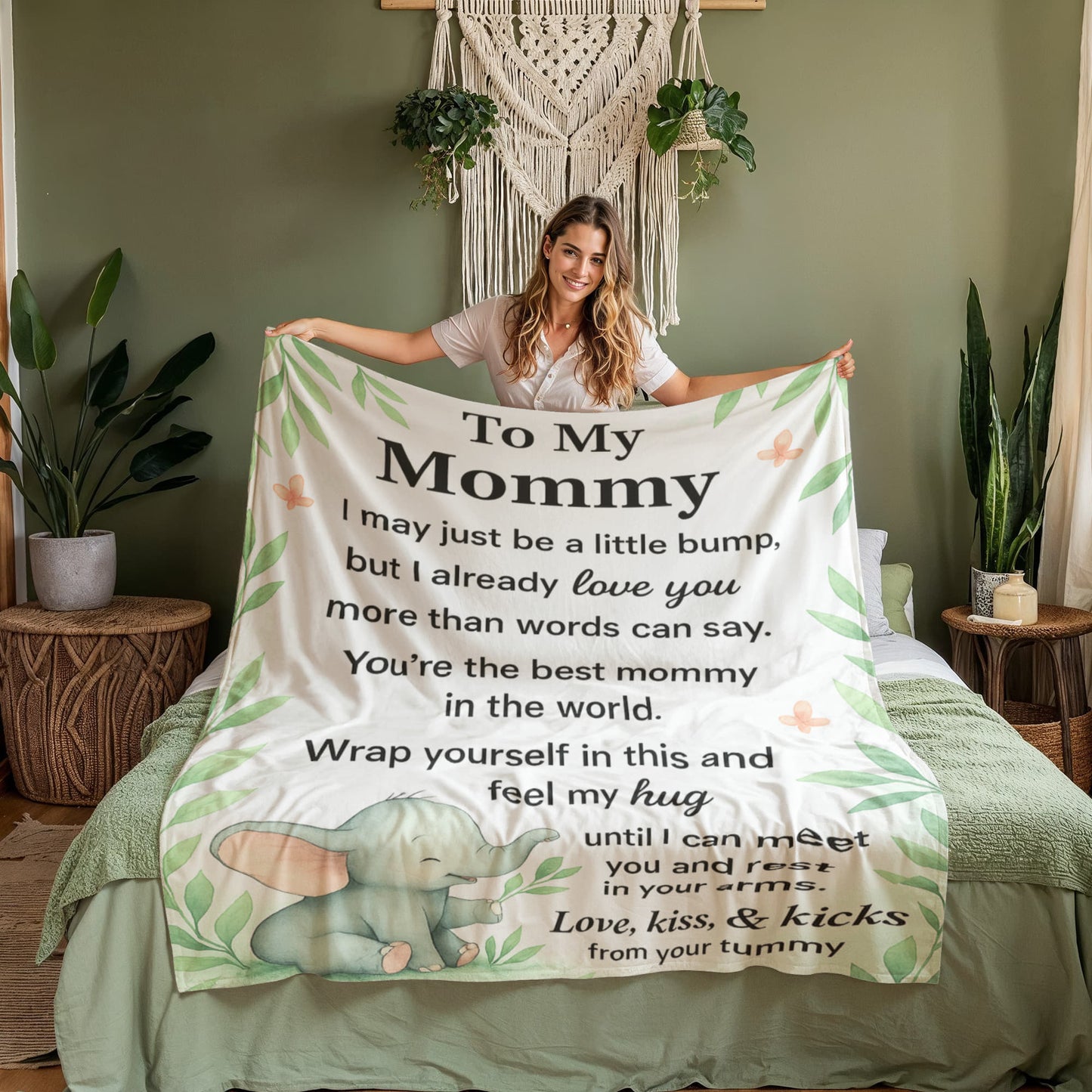 To My Mommy - I Already Love You - Coral Fleece Blanket