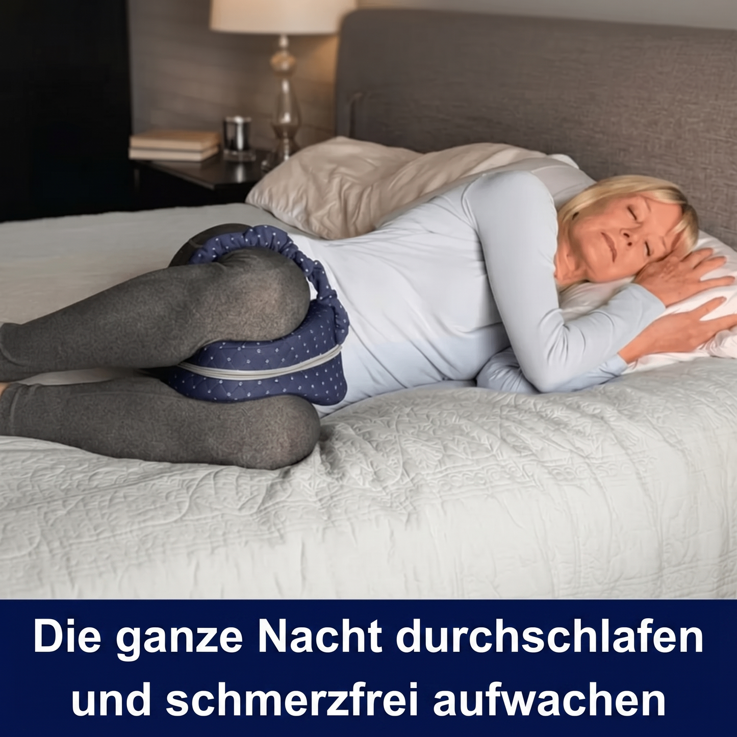 Kniekissen zur optimalen Ausrichtung | Lindert Hüft-, Rücken- und Ischiasbeschwerden