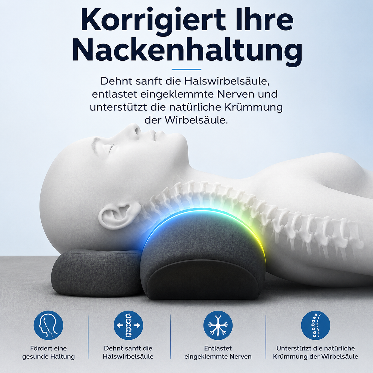 3-in-1 Nackenmassagekissen