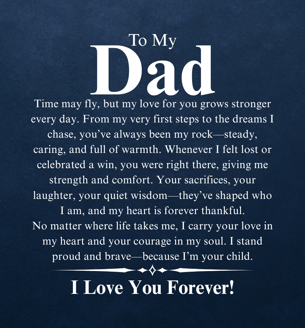 To My Dad - Openwork Watch