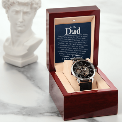 To My Dad - Openwork Watch