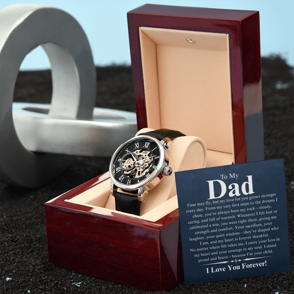 To My Dad - Openwork Watch