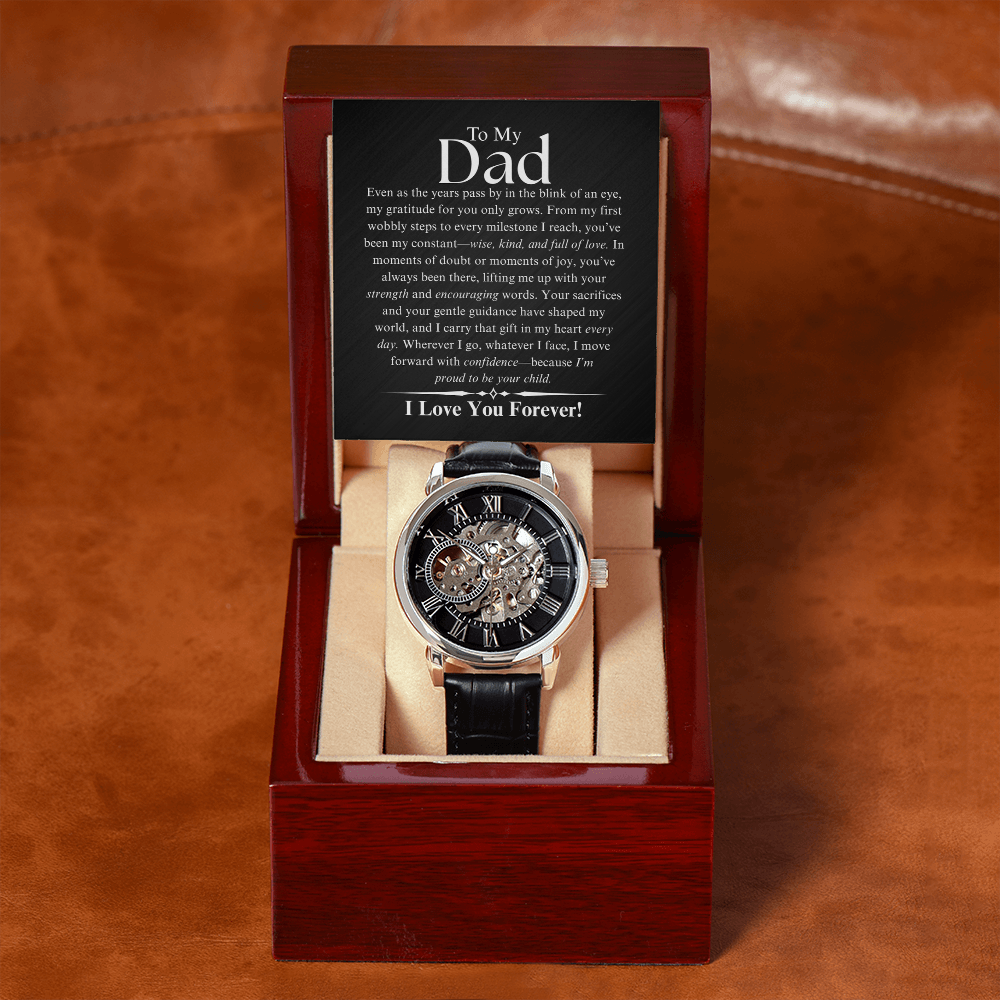 To My Dad - Openwork Watch