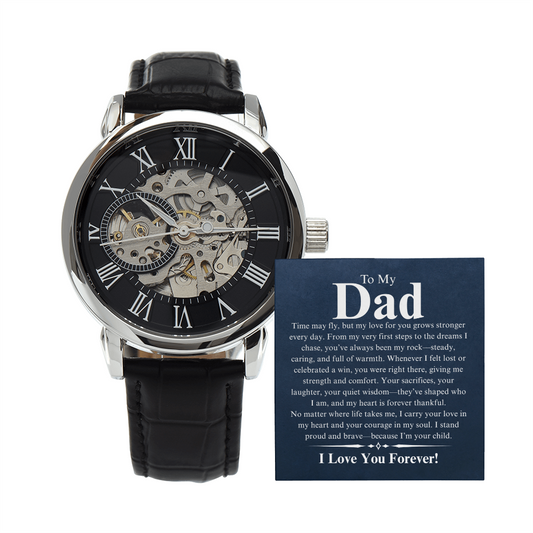 To My Dad - Openwork Watch