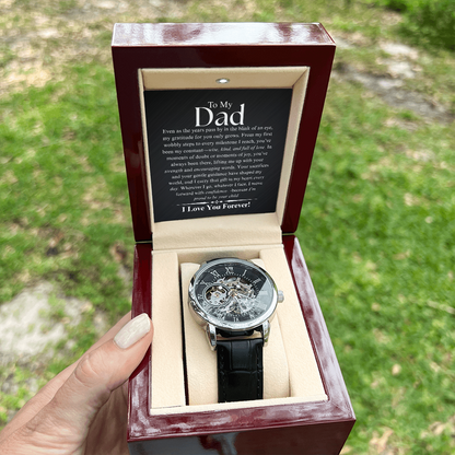 To My Dad - Openwork Watch