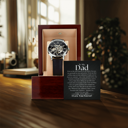 To My Dad - Openwork Watch