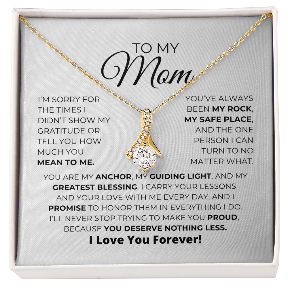 To My Mom - Apology Gift - Alluring Beauty Necklace