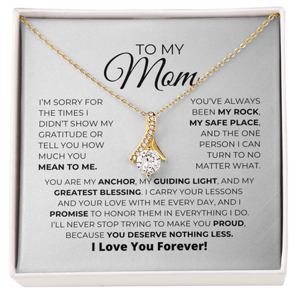 To My Mom - Apology Gift - Alluring Beauty Necklace