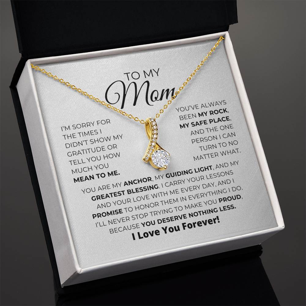 To My Mom - Apology Gift - Alluring Beauty Necklace