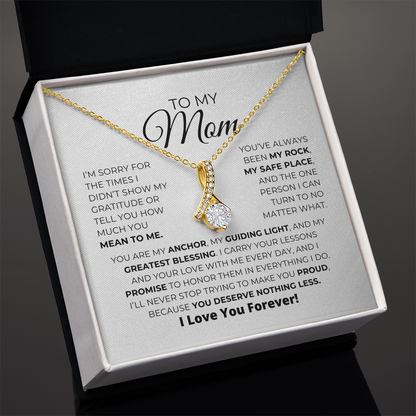 To My Mom - Apology Gift - Alluring Beauty Necklace