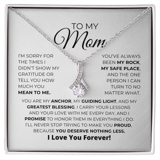 To My Mom - Apology Gift - Alluring Beauty Necklace