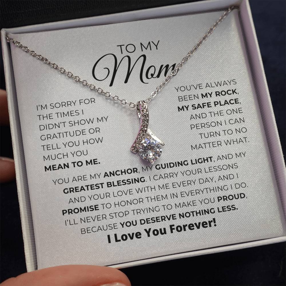 To My Mom - Apology Gift - Alluring Beauty Necklace