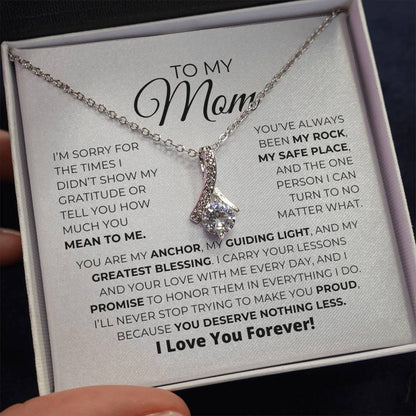 To My Mom - Apology Gift - Alluring Beauty Necklace