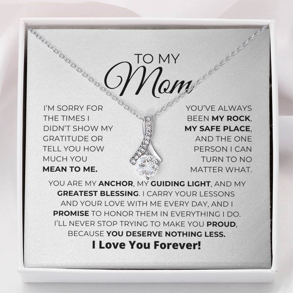 To My Mom - Apology Gift - Alluring Beauty Necklace