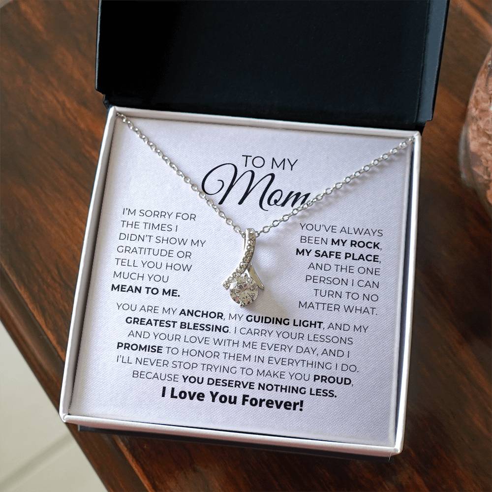 To My Mom - Apology Gift - Alluring Beauty Necklace