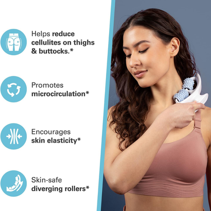 Anti Cellulite Roller + Massage Oil Kit