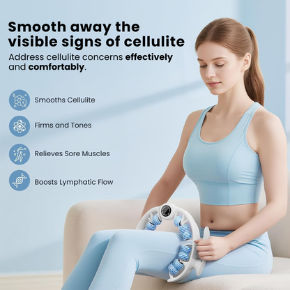 Anti Cellulite Roller + Massage Oil Kit