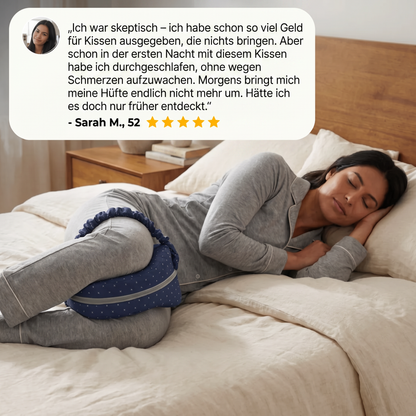 Kniekissen zur optimalen Ausrichtung | Lindert Hüft-, Rücken- und Ischiasbeschwerden