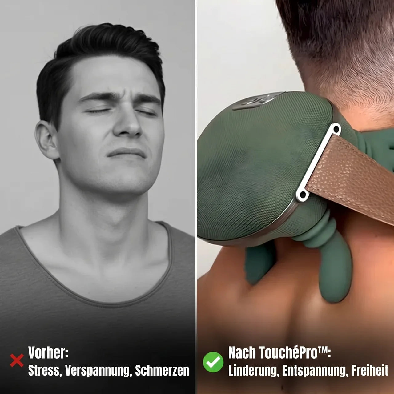 TouchéPro™ – Shiatsu-Nacken- und Rückenmassagegerät